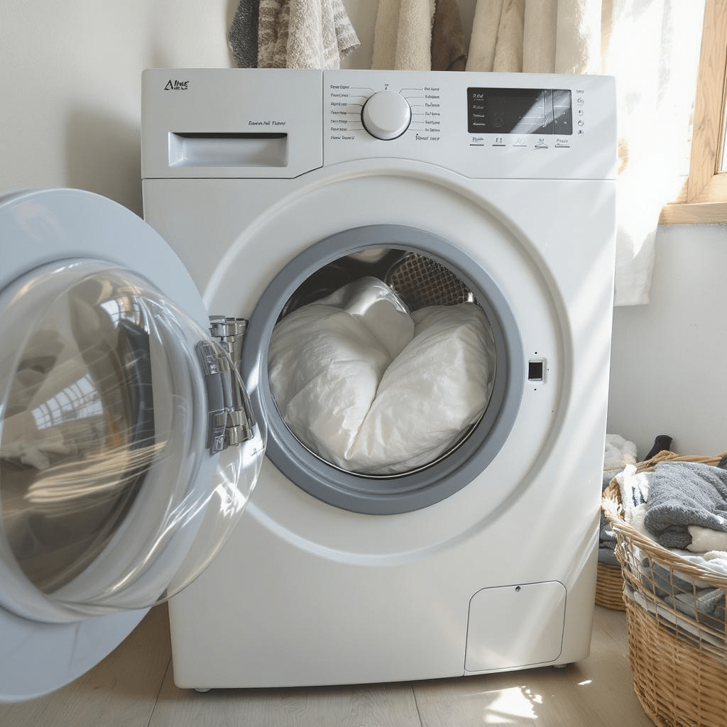 Laver oreiller machine : programme adapté pour préserver forme et confort